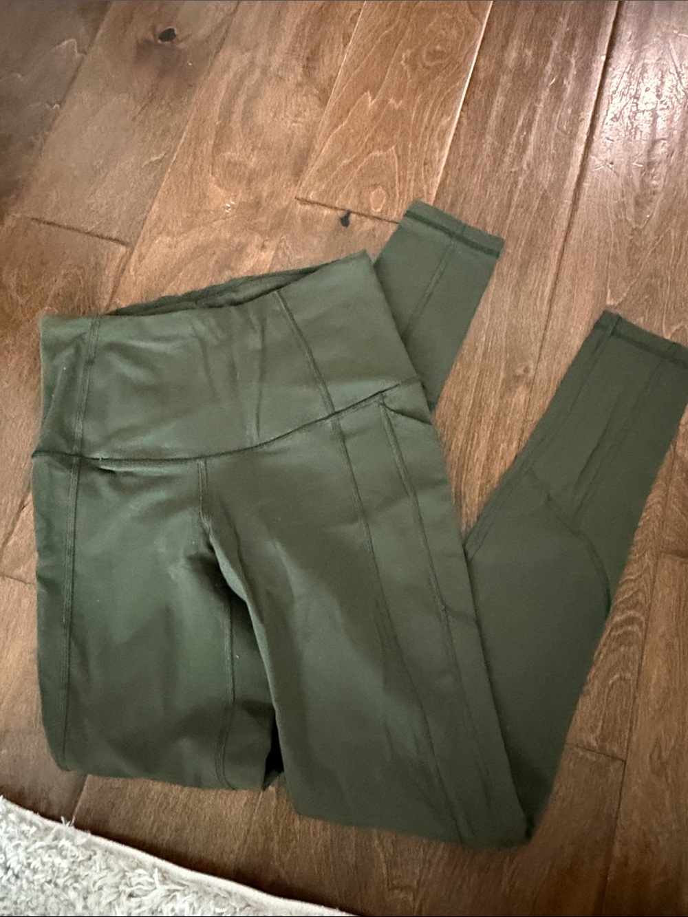 Victoria's Secret Olive Green High-Waist Leggings